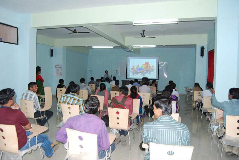 Seminar or presentation session at Swaraj Institute of Management
